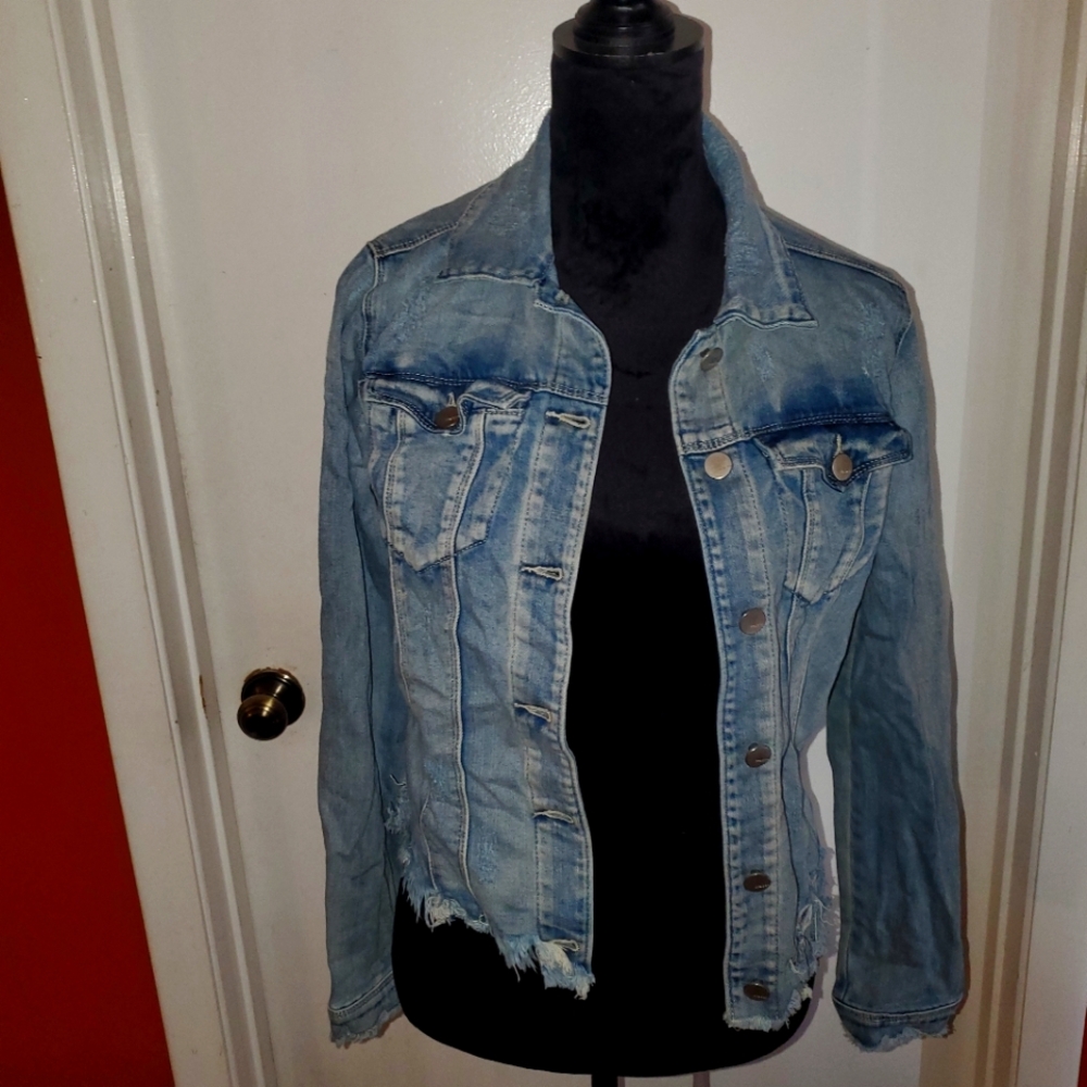 Customized jean jacket